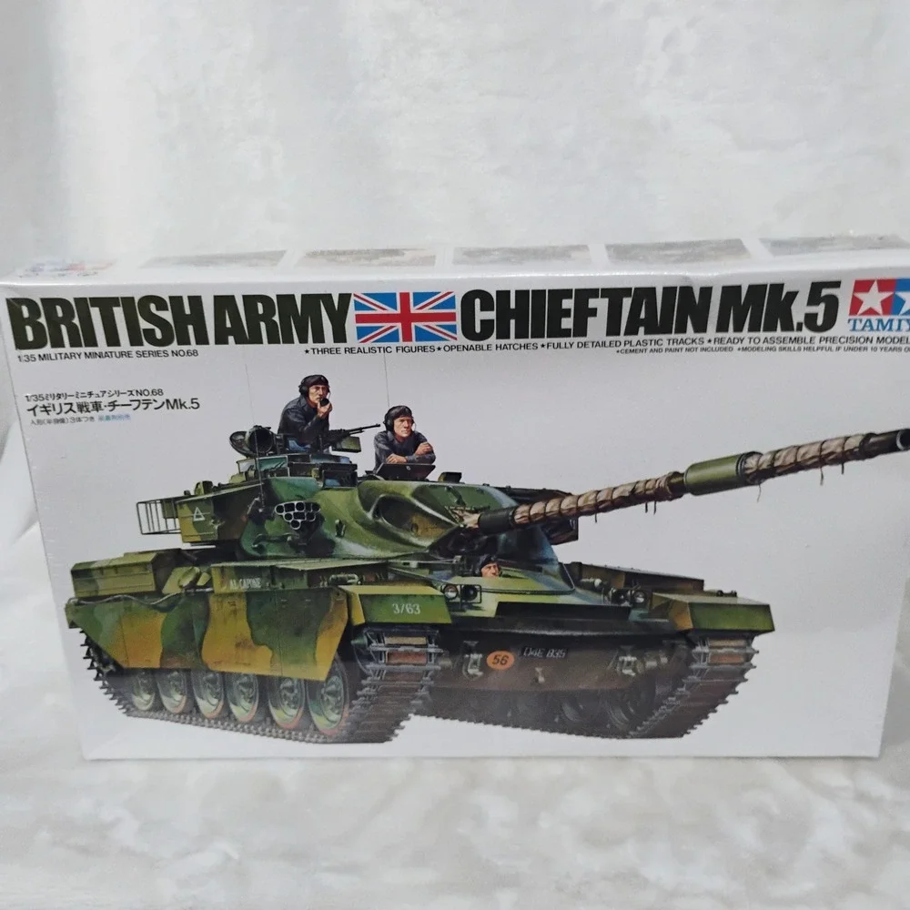 Tamiya 1/35 British Army Chieftain Mk.5 Main Battle Tank Model Kit 35068 Sealed